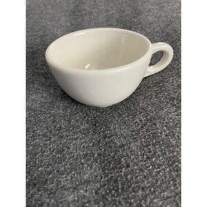 HLC USA Restaurant Ware White Coffee Tea Cup with Handle Vintage